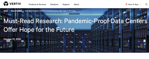 Must-Read Research, Vertiv