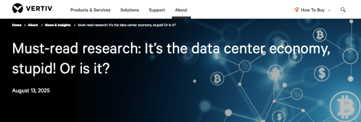 Vertiv Must-Read Research blog